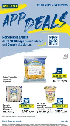 Vorschau von dem Prospekt des Geschäftes Metro, gültig ab dem 29.09.2025