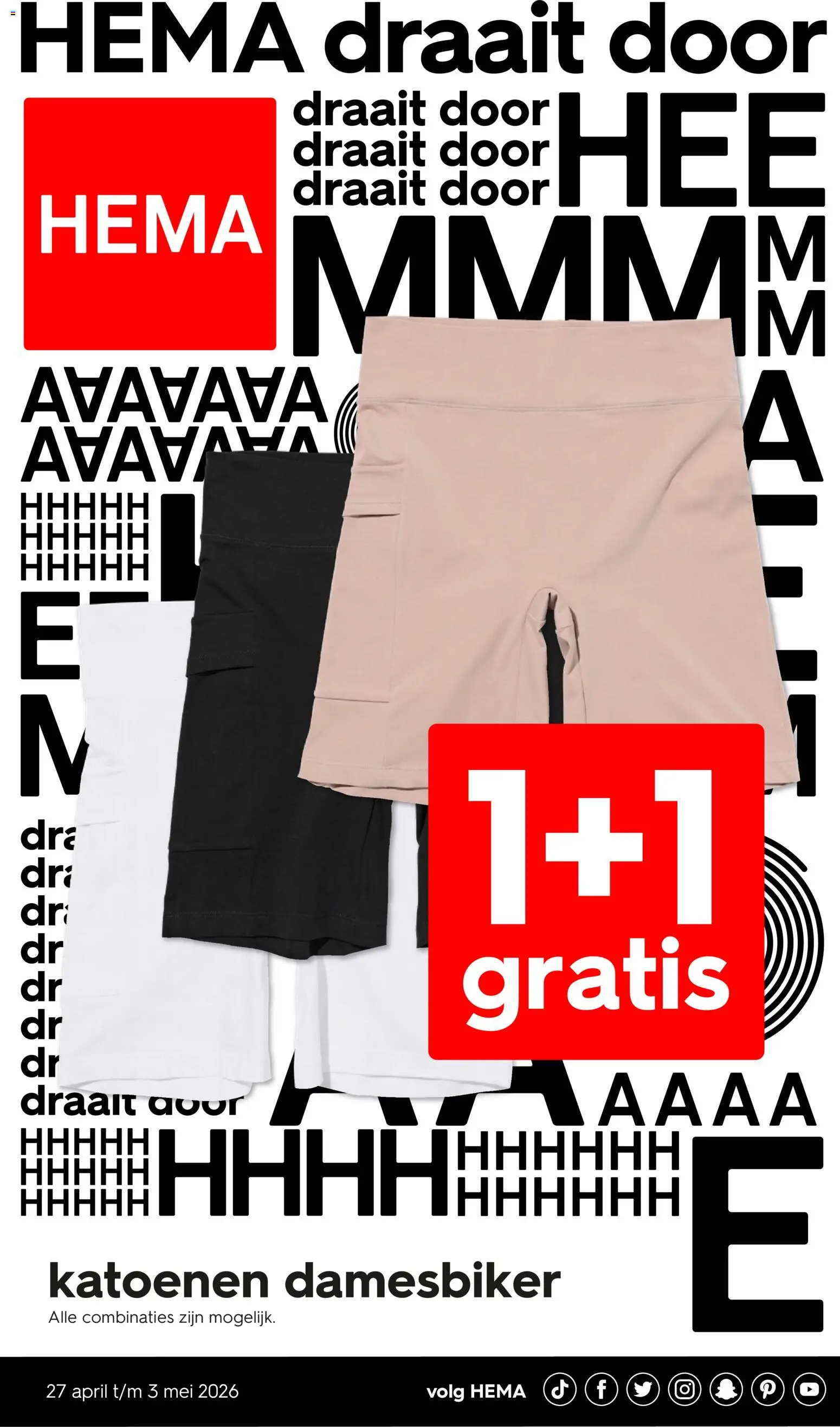 Voorbeeld van Hema Folder / Publicité van winkel Hema geldig vanaf 27/04/2026