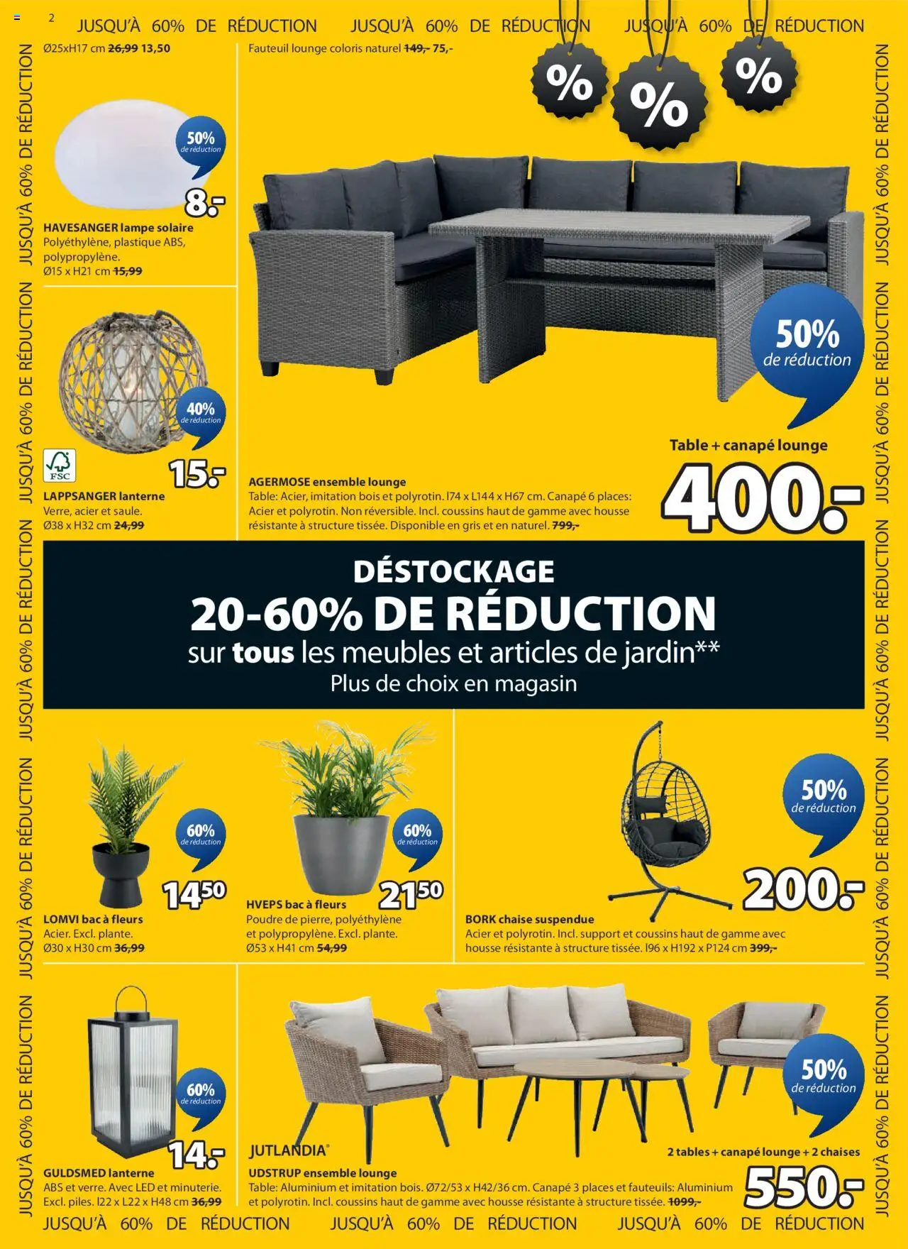 JYSK shop Publicité geldig vanaf 01/08/2025 - Paginanummer 1