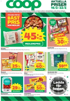 Förhandsgranska reklamblad Aktuella reklamblad Coop från butik Coop gäller från 16/02/2026