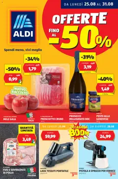 Anteprima dell'opuscolo Attuale volantino dal negozio Aldi valido da 25/08/2025