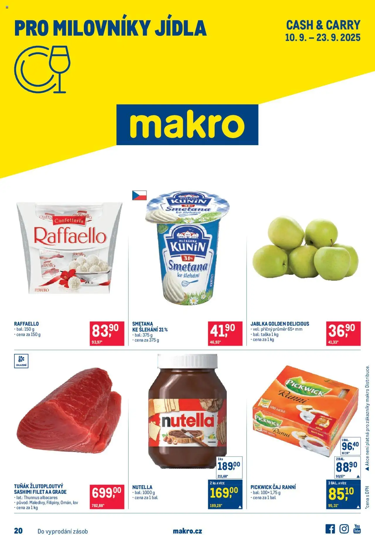  Makro Leták - Pro milovníky jídla od 10.09.2025 - Akce Makro