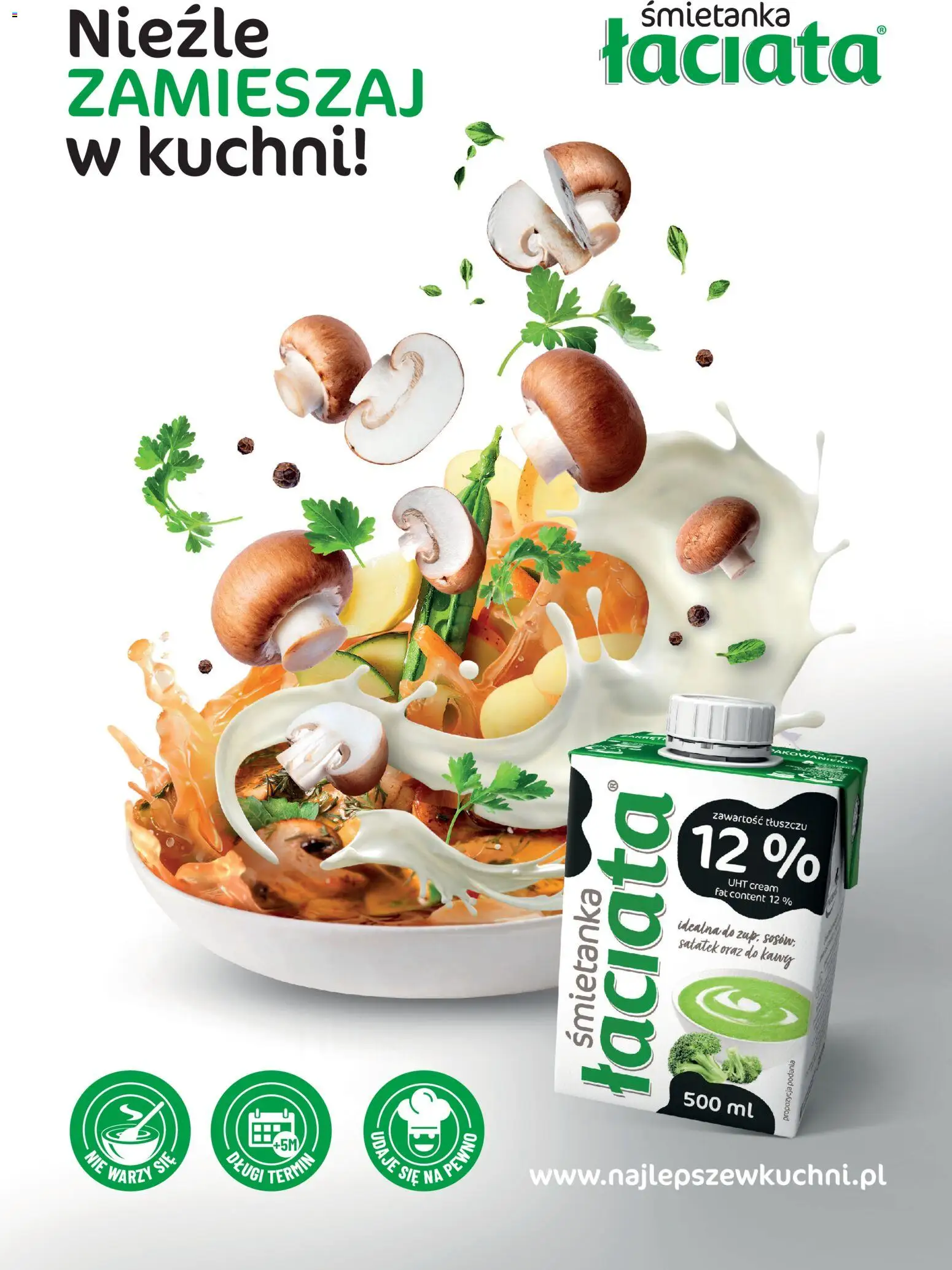 Pogląd gazetki "Łaciate śmietanka" ze sklepu Makro ważnej od 01.11.2025