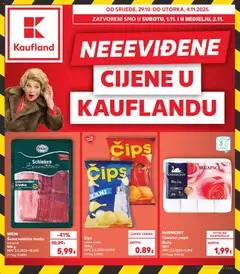 Pregled letka Neevidene cijene u Kauflandu trgovine Kaufland vrijedi od 29.10.2025
