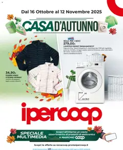 Anteprima dell'opuscolo Volantino Casa d'Autunno Torino dal negozio Ipercoop valido da 16/10/2025