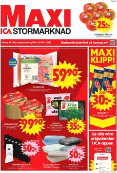 Förhandsgranska reklamblad Malmö från butik ICA Maxi gäller från 01/09/2025