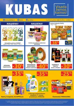 Kubas parduotuvės leidinio Leidinys galiojančio nuo 2025.11.25 peržiūra