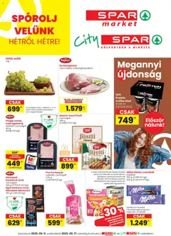 Spar - City Spar szórólap megtekintése, amely érvényes 2025.09.11.-től
