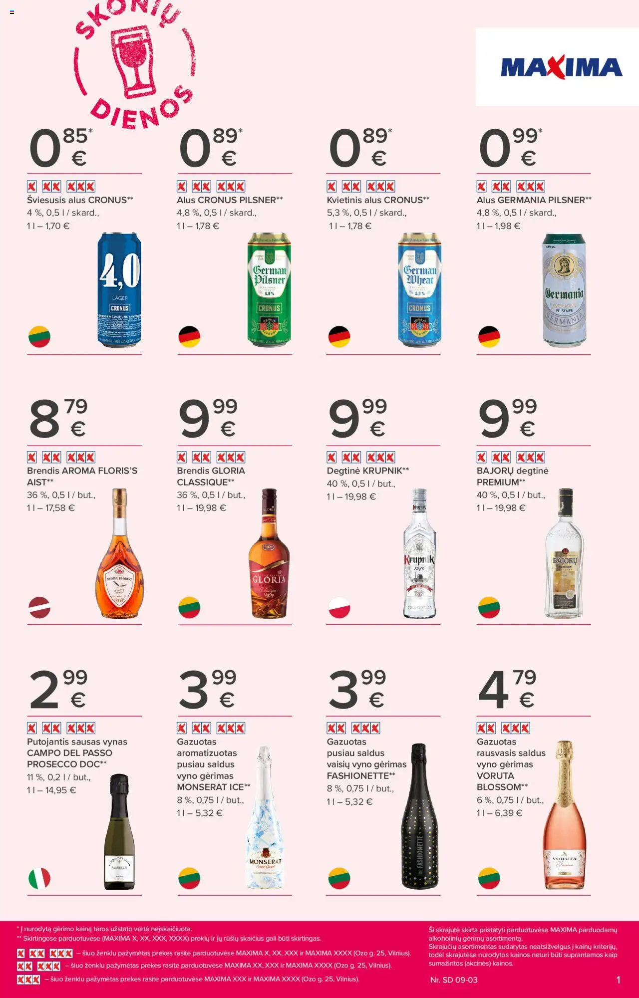 MAXIMA leidinys galioja nuo 2025.08.21 – puslapio numeris 1