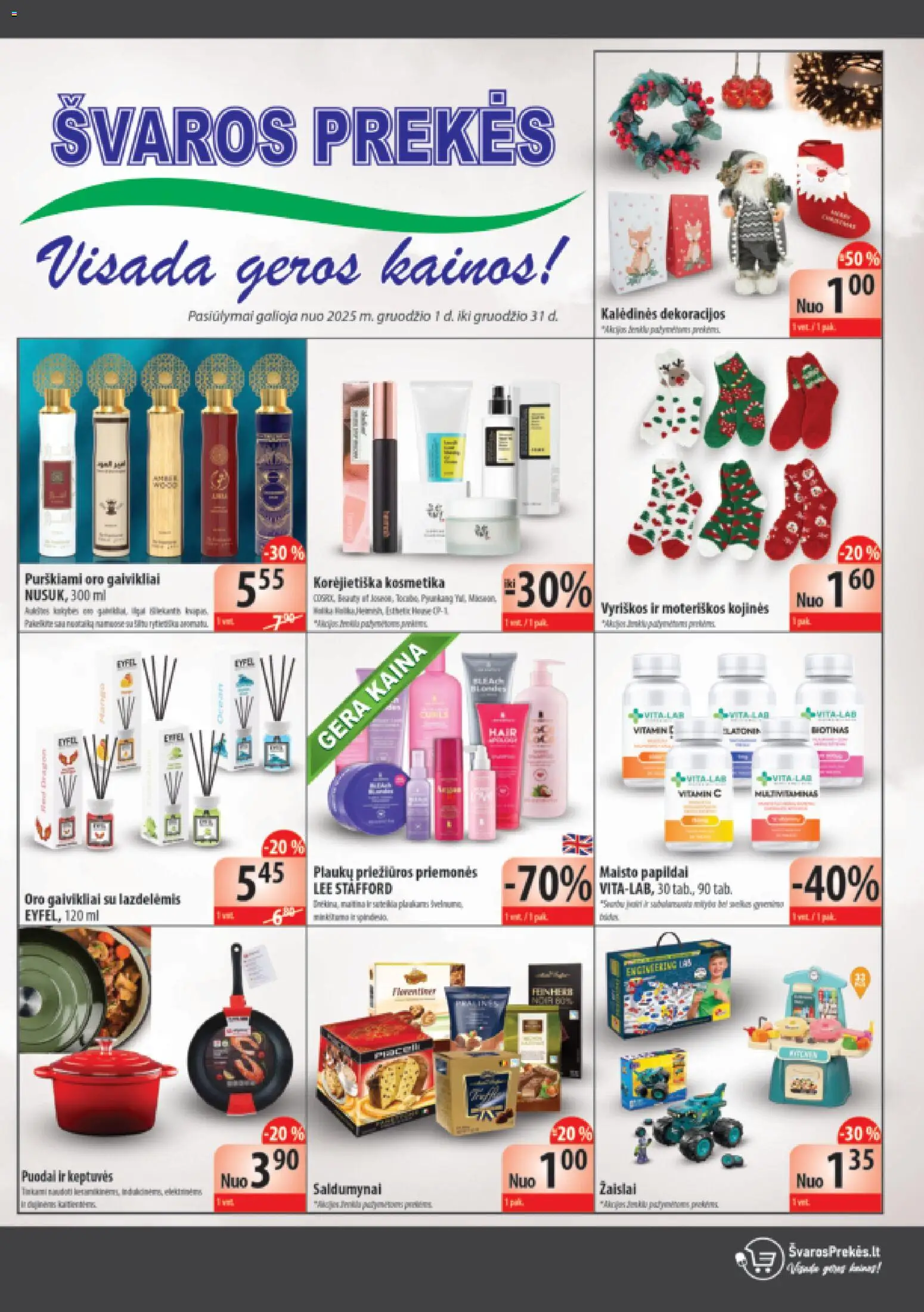 Švaros Prekés parduotuvės leidinio Leidinys galiojančio nuo 2025.01.01 peržiūra