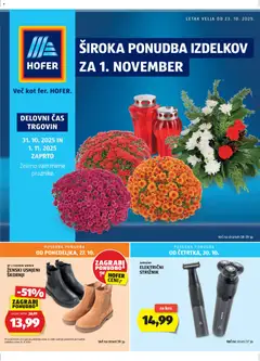 Predogled kataloga iz trgovine Hofer veljaven od 23.10.2025