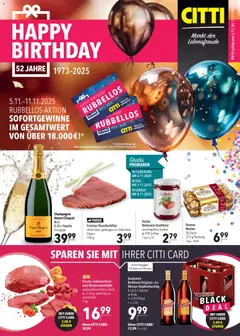 Vorschau von dem Prospekt des Geschäftes CITTI Markt, gültig ab dem 05.11.2025