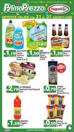 Anteprima dell'opuscolo Attuale volantino dal negozio Primo Prezzo valido da 21/08/2025