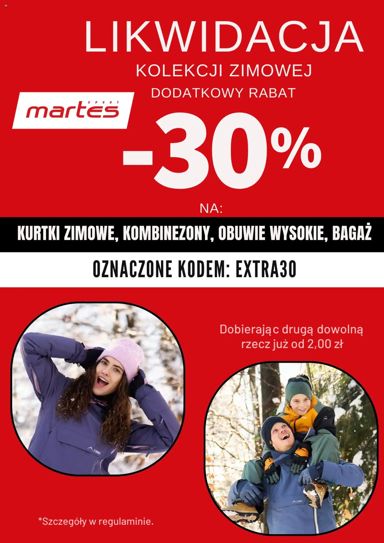 Pogląd gazetki "Promocje" ze sklepu Martes sport ważnej od 18.12.2025
