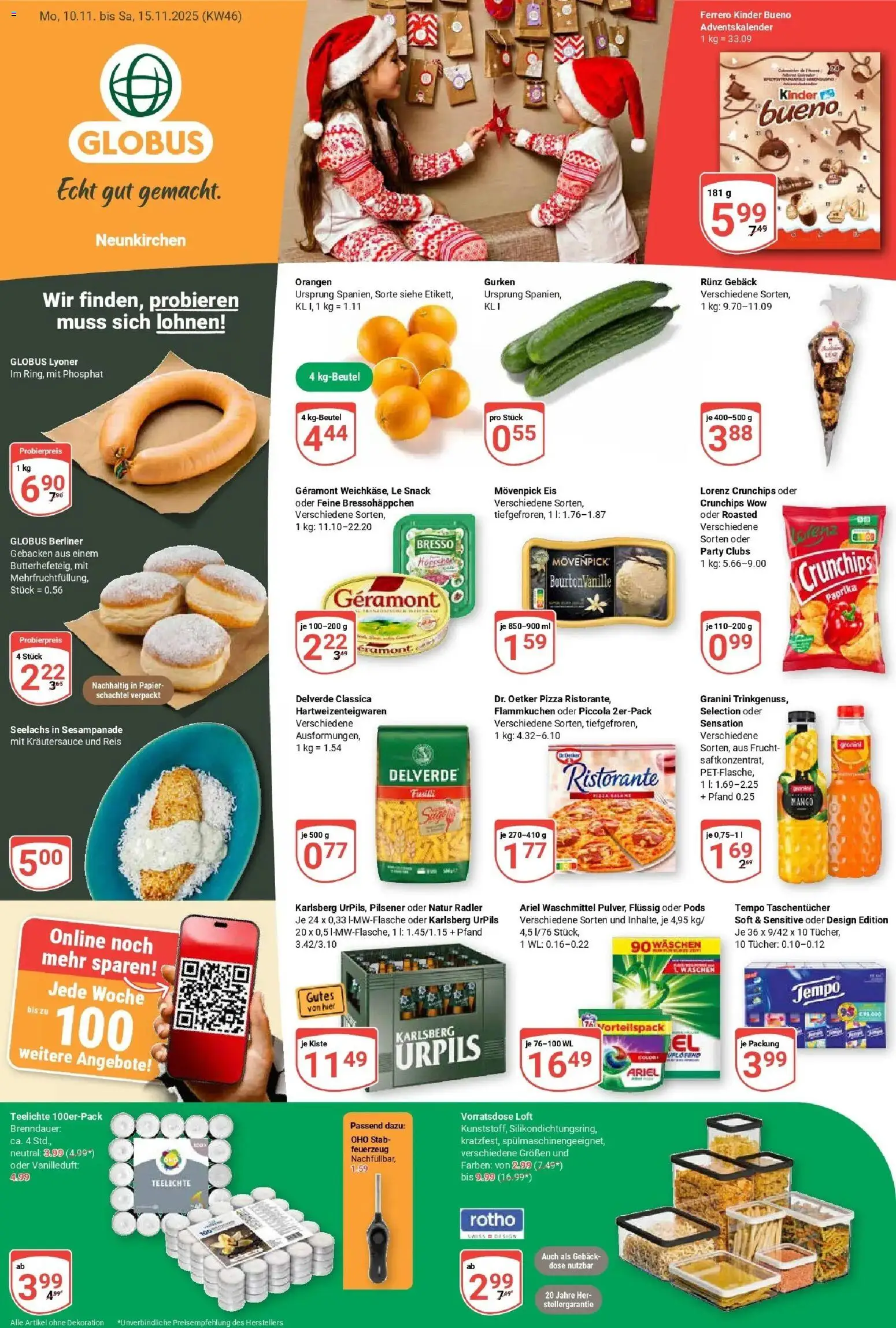 Vorschau von dem Prospekt des Geschäftes Globus, gültig ab dem 10.11.2025