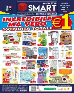 Anteprima dell'opuscolo Magazzini Smart volantino dal negozio Magazzini Smart valido da 24/02/2026