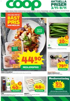 Förhandsgranska reklamblad Aktuella reklamblad Coop från butik Coop gäller från 03/11/2025