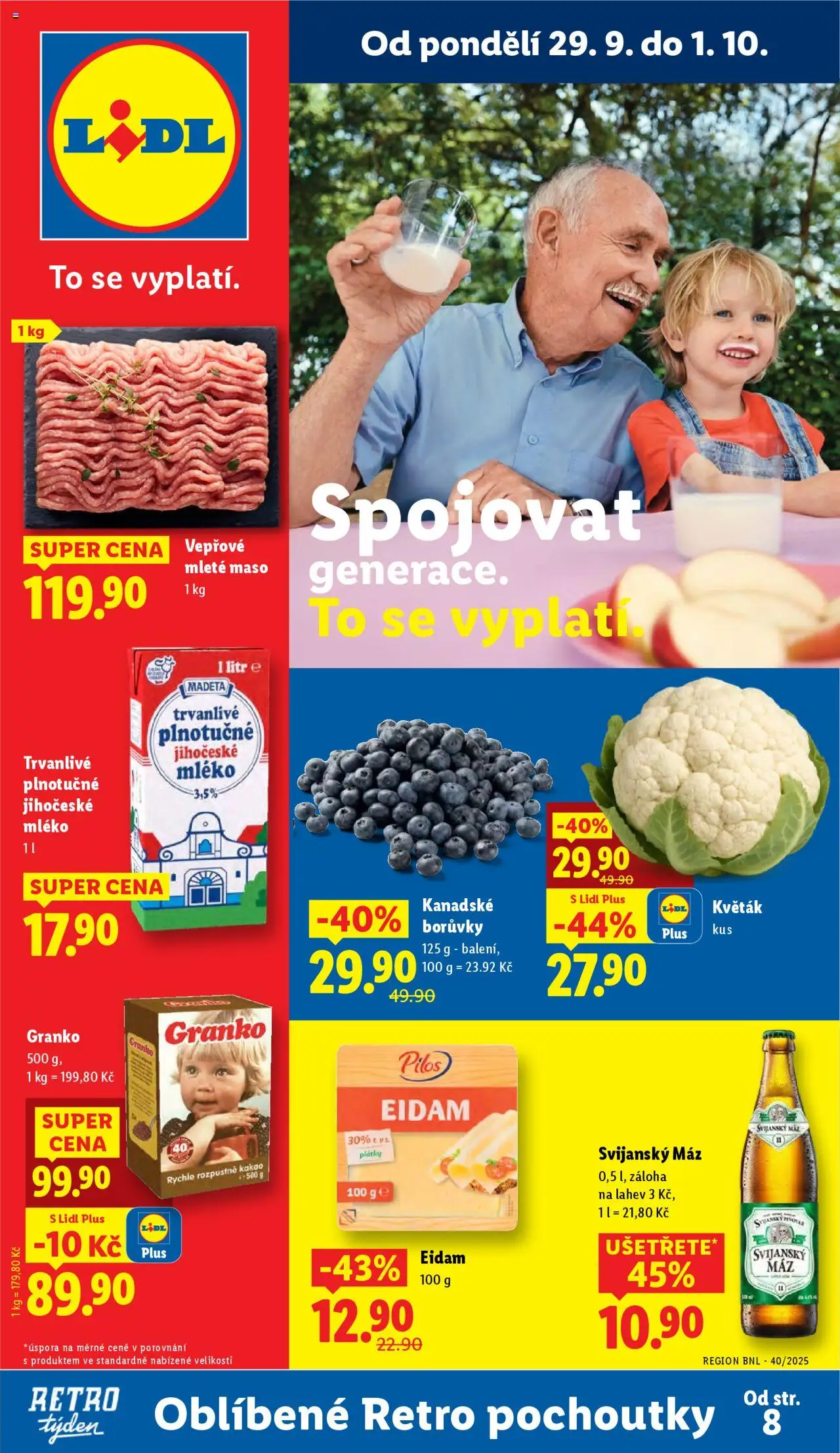  LIDL leták příští týden od 29.09.2025 >> Lidl Akce