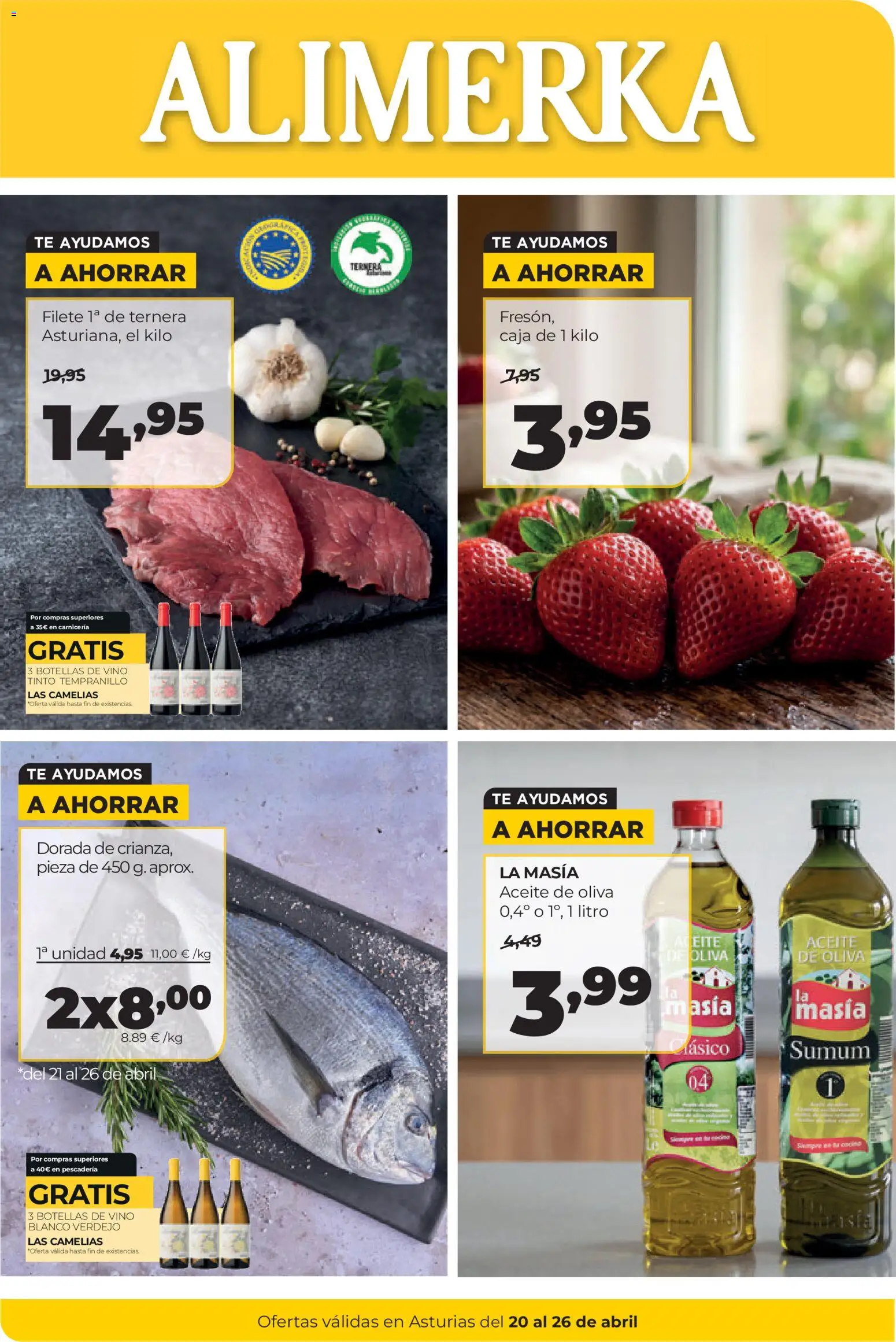 Vista previa del folleto de la tienda Alimerka válido desde el 20/04/2026 