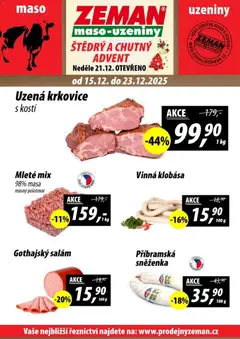 Náhled nabídky: Prodejny Zeman Leták - Plzeň platný od 15.12.2025