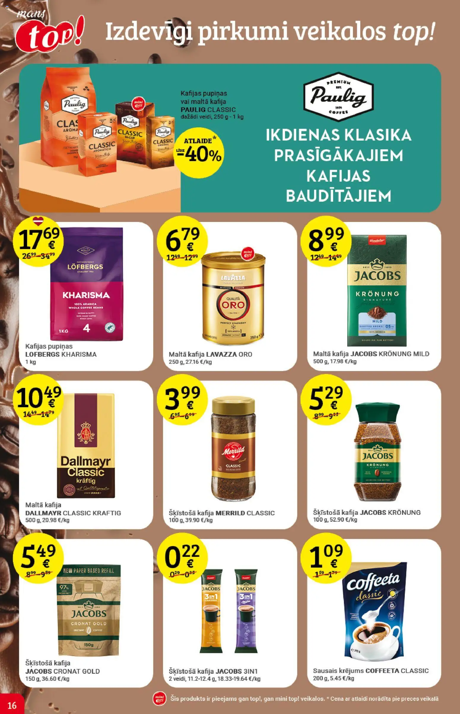 Skatīt Top! akciju bukletu, derīgs no 2026.01.07