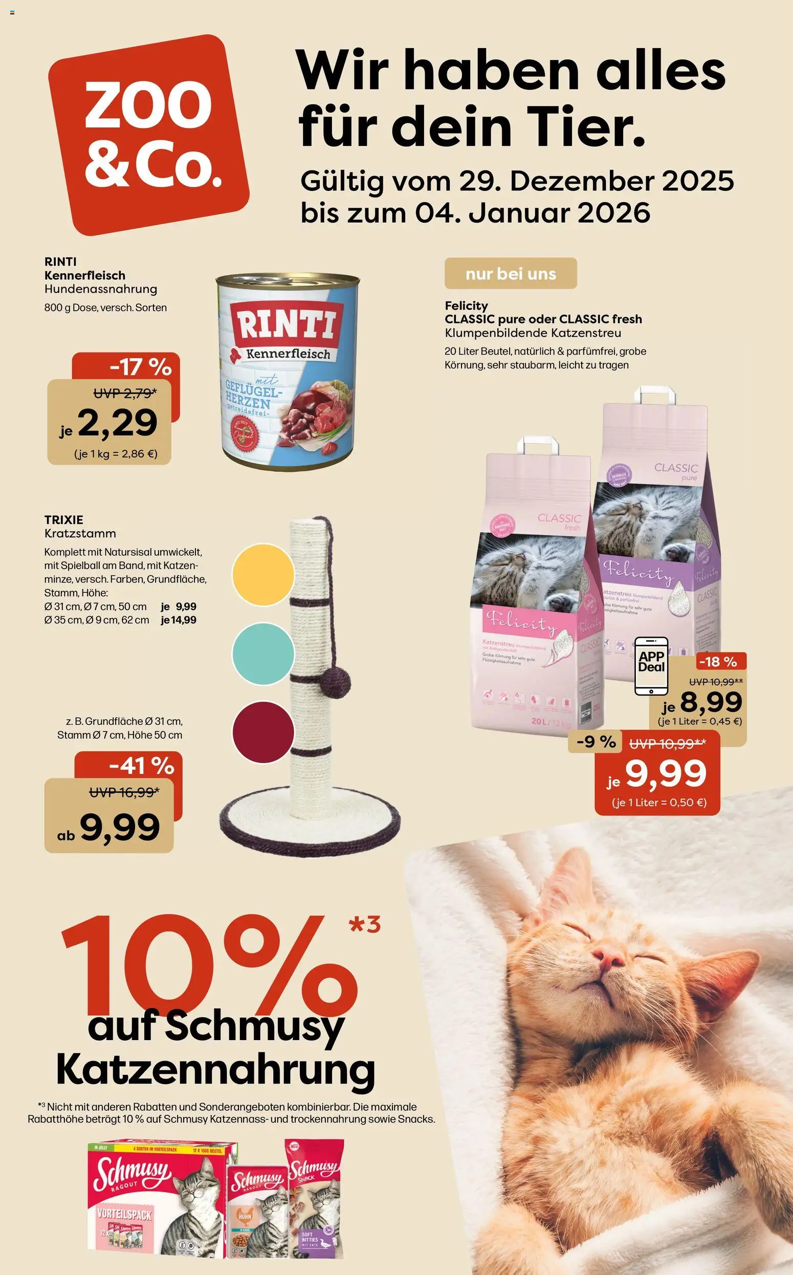 Vorschau von dem Prospekt des Geschäftes Zoo & co, gültig ab dem 29.12.2025