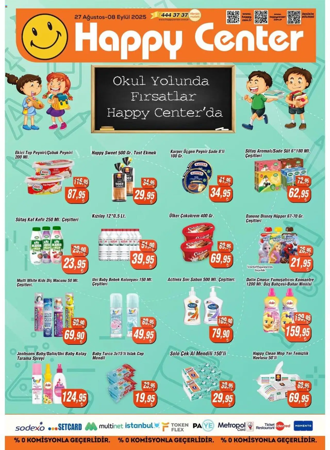 Happy Center Katalog 27 Ağustos 2025 - Broşür, Indirim - Sayfa numarası 1