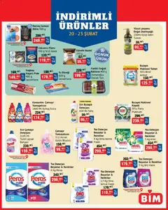 BİM İndirimli Ürünler 20.02.2026 - Broşürünün önizlemesi