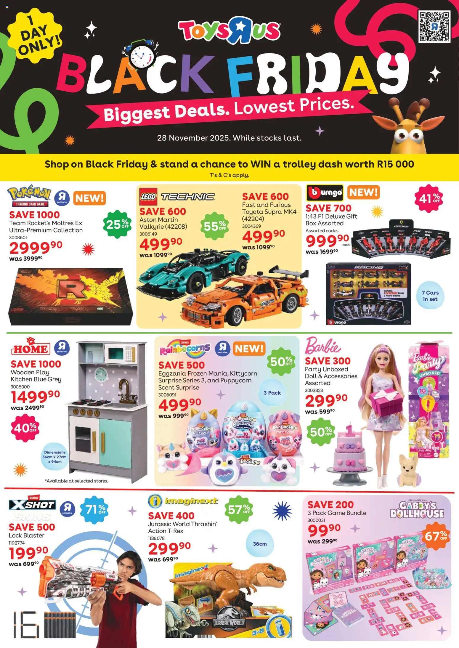 Preview of Toys R Us flyer valid from 28/11/2025
