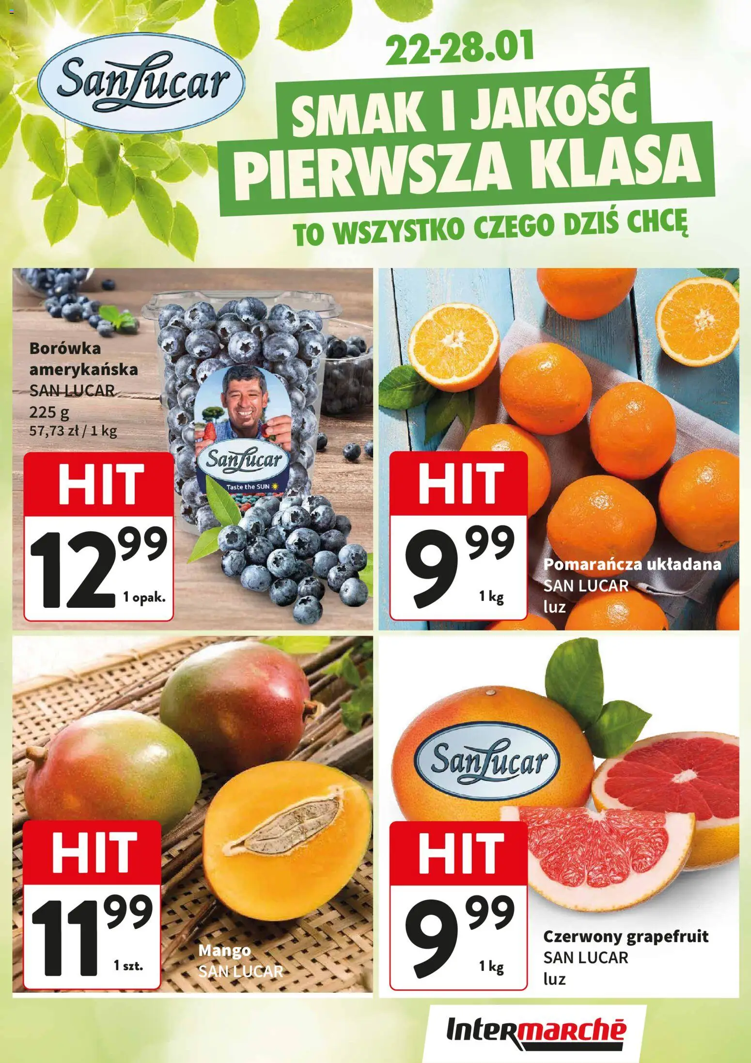 Pogląd gazetki "Świeży Hit" ze sklepu Intermarche ważnej od 22.01.2026