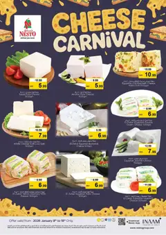 Preview of the catalogue Cheese Carnival of store Nesto valid from 8 Jan, 2026