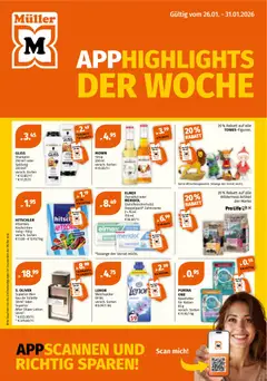 Vorschau der Angebote: Müller Flugblatt gültig ab 26.01.2026