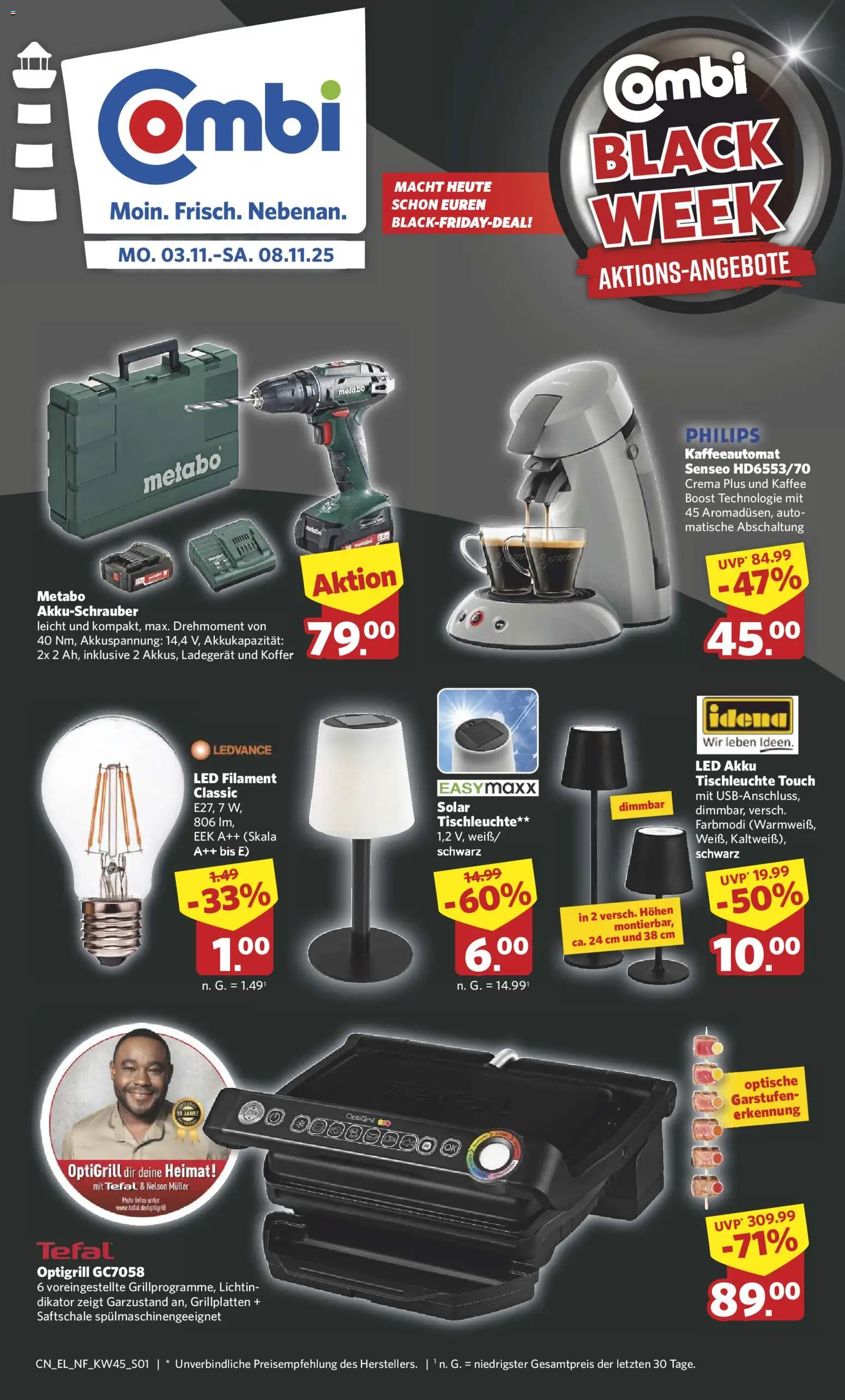 Vorschau von dem Prospekt des Geschäftes Combi, gültig ab dem 03.11.2025
