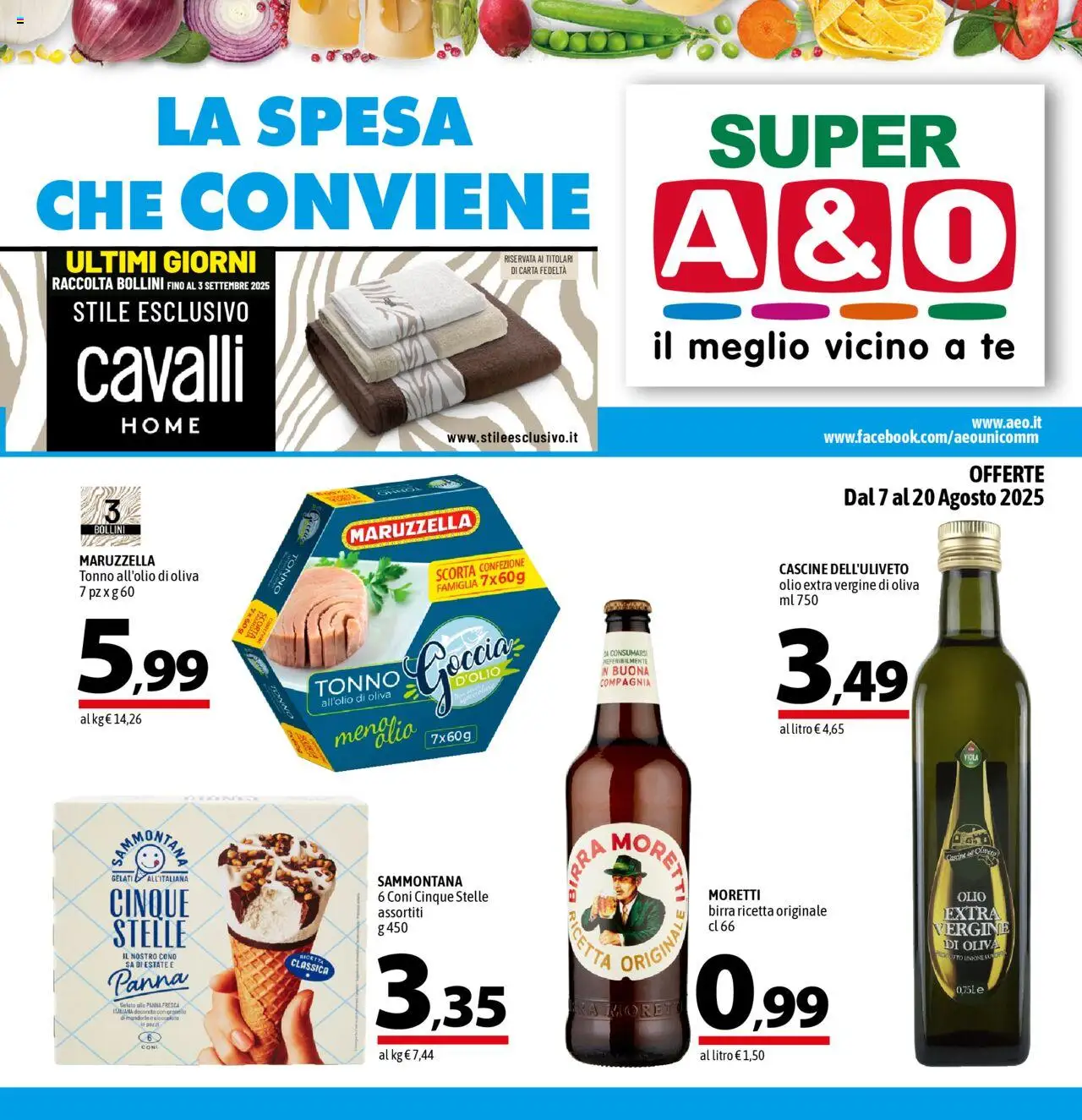 Volantino A&O valido da 07/08/2025 numero di pagina 1