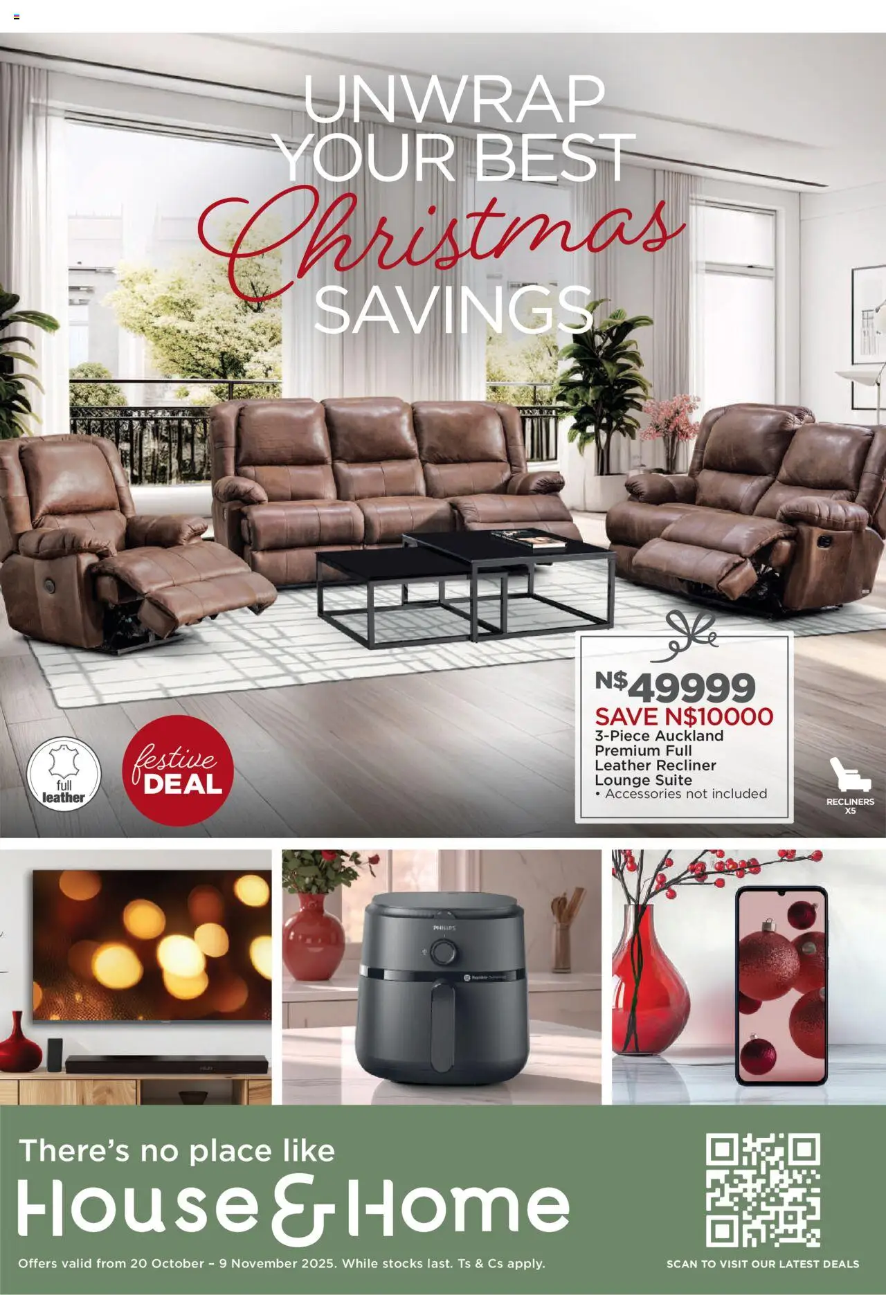 House and Home Namibia Catalogue from 20/10 - 09/11/2025 > Promotions