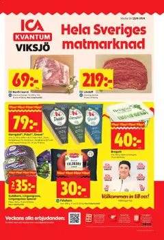 Förhandsgranska reklamblad Järfälla från butik ICA Kvantum gäller från 13/04/2026