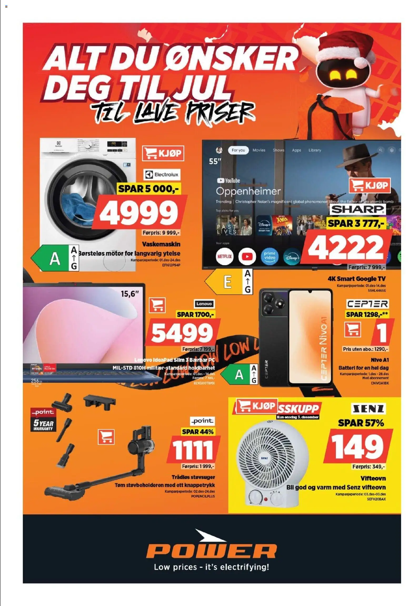 Forhåndsvis Kundeavis fra butikk Power gyldig fra 01/12/2025