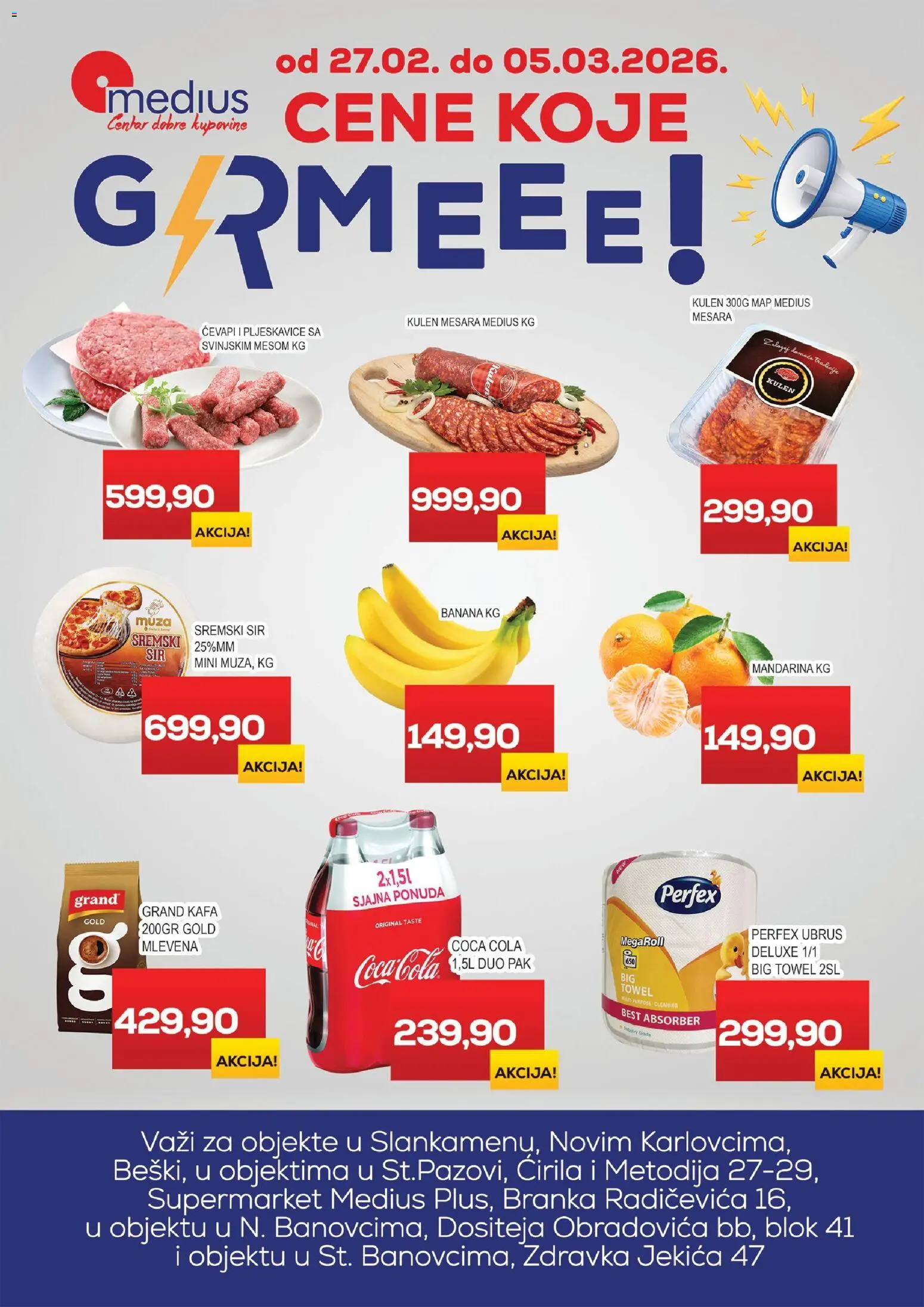 Pregled Medius kataloga - važi od 27.02.2026