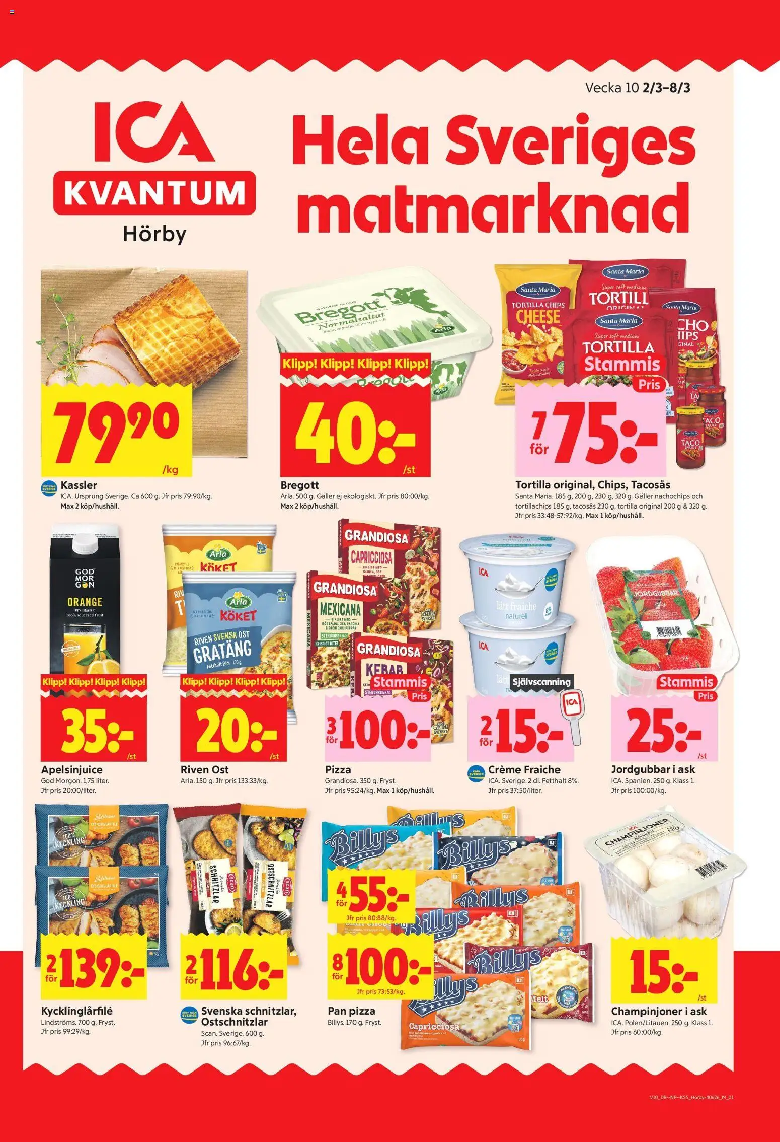Förhandsgranska reklamblad Hörby från butik ICA Kvantum gäller från 02/03/2026