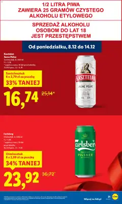 Pogląd gazetki "Gazetka" ze sklepu Lidl ważnej od 08.12.2025 | Strona: 21