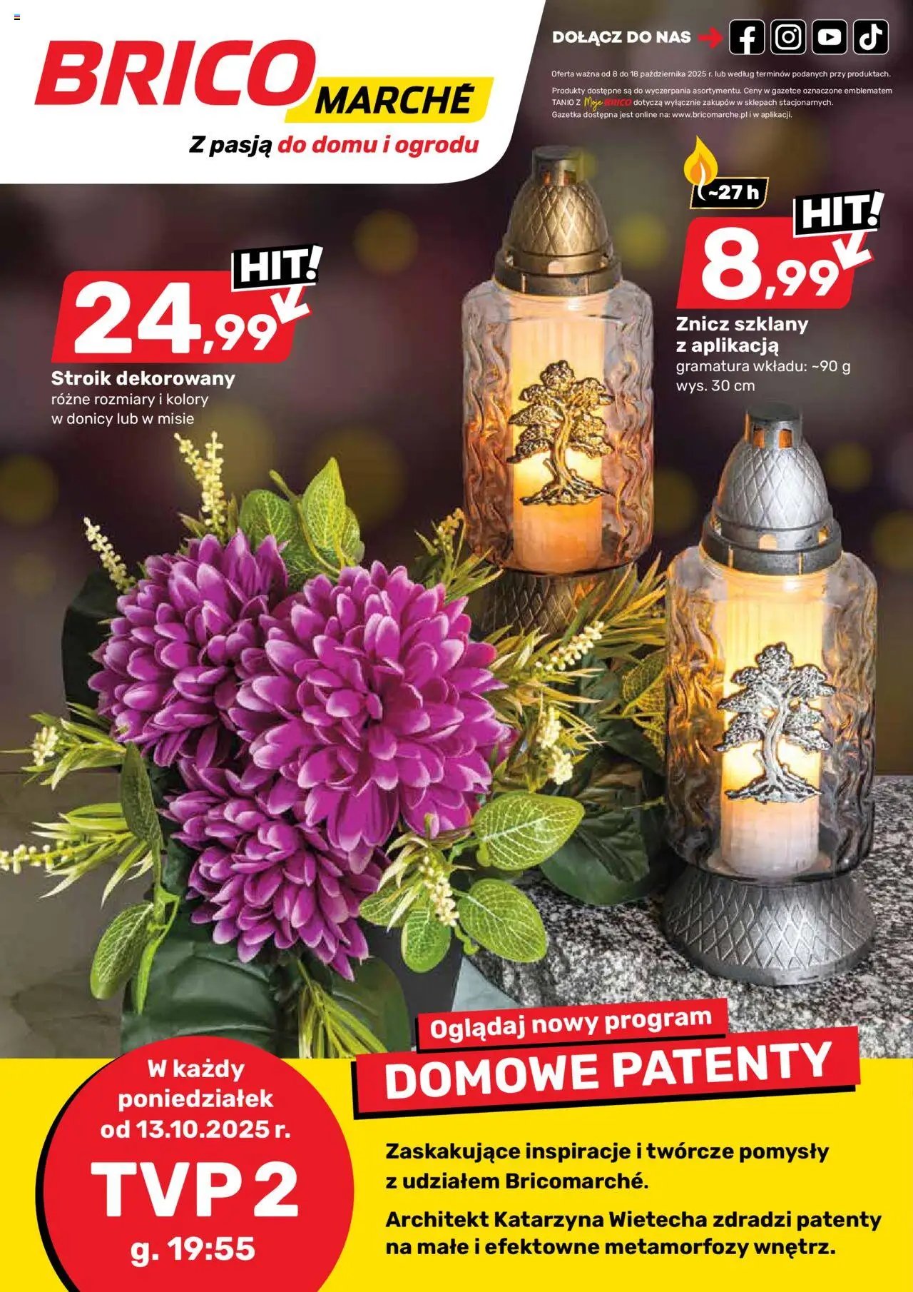 Brico Marché Gazetka od 08.10.2025 - Nowa Gazetka - Numer strony 1
