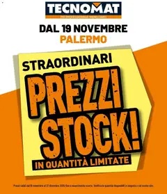 Anteprima dell'opuscolo Straordinari prezzi stock! dal negozio TECNOMAT valido da 19/11/2025