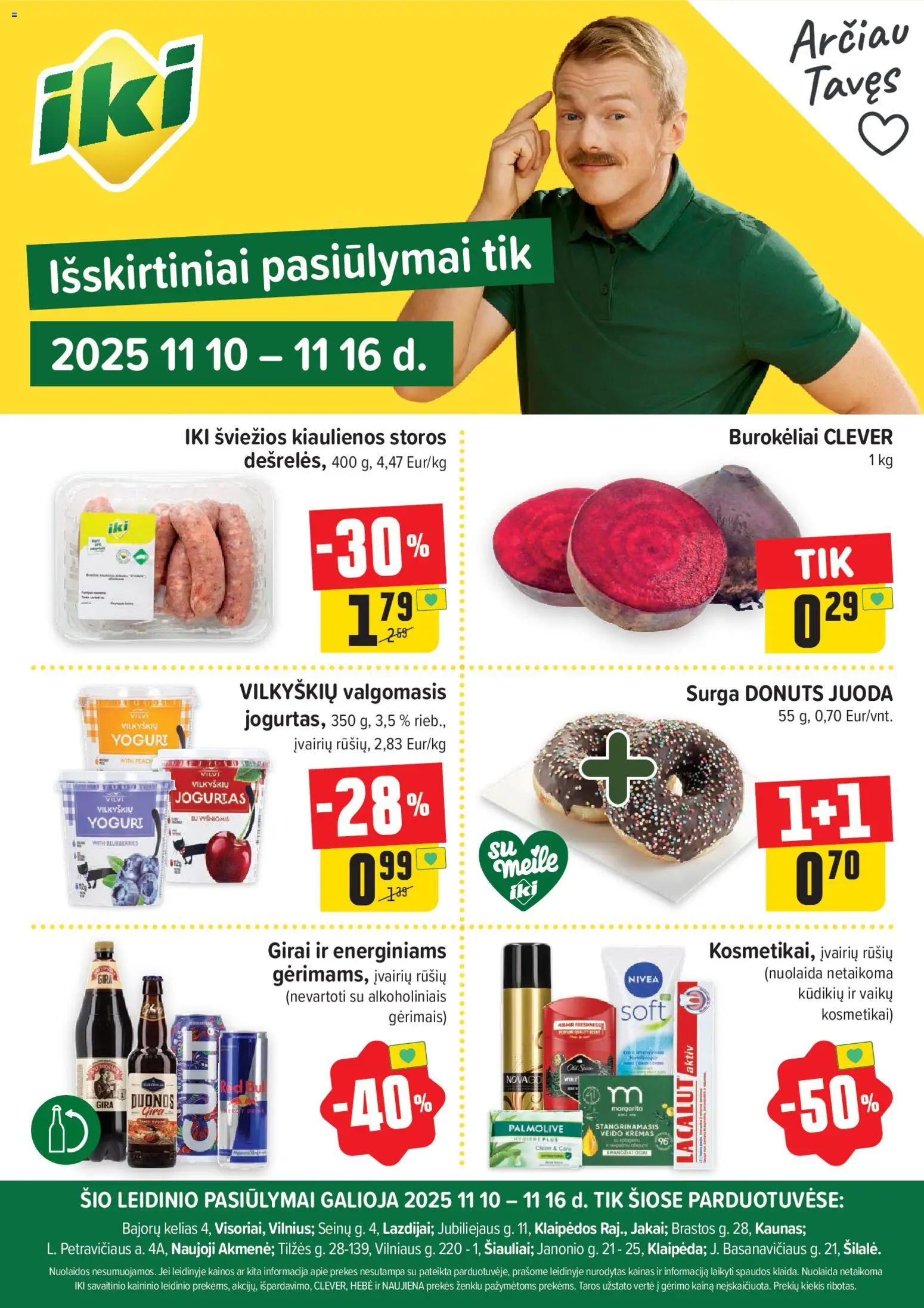 IKI parduotuvės leidinio Leidinys - Specialūs pasiūlymai IKI parduotuvės klientams galiojančio nuo 2025.11.10 peržiūra