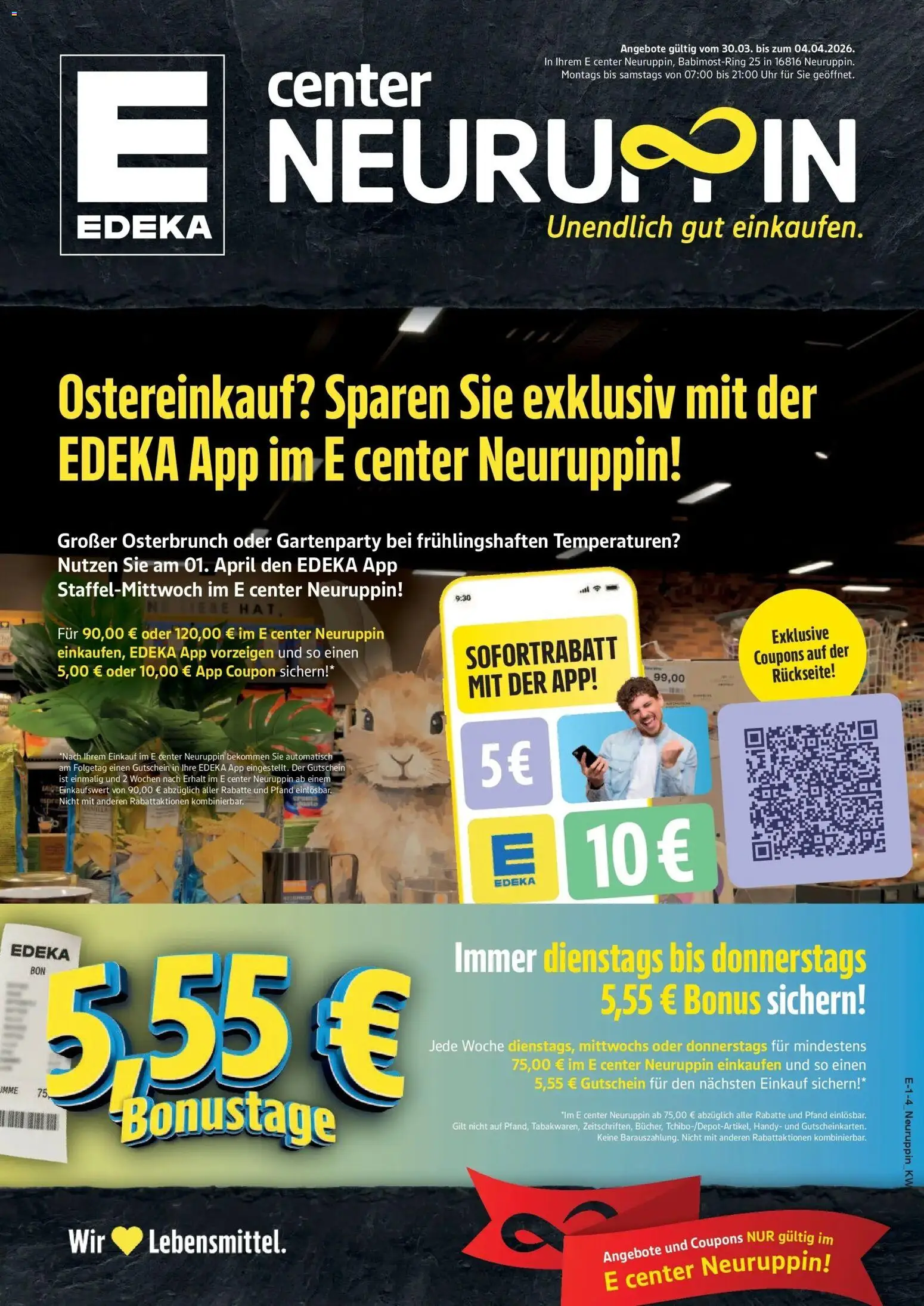 Vorschau von dem Prospekt des Geschäftes Edeka, gültig ab dem 30.03.2026 - Uhr