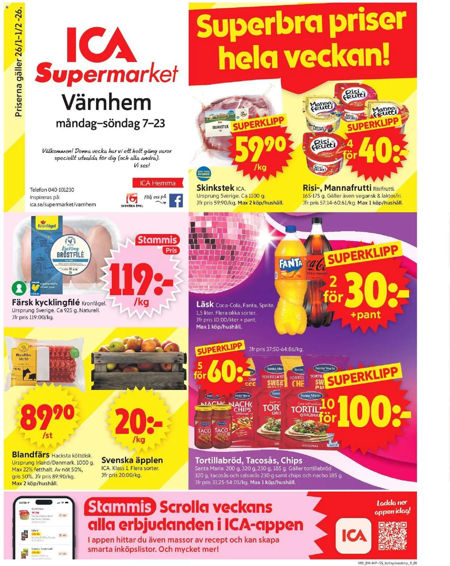 Förhandsgranska reklamblad Malmö från butik ICA Supermarket gäller från 26/01/2026