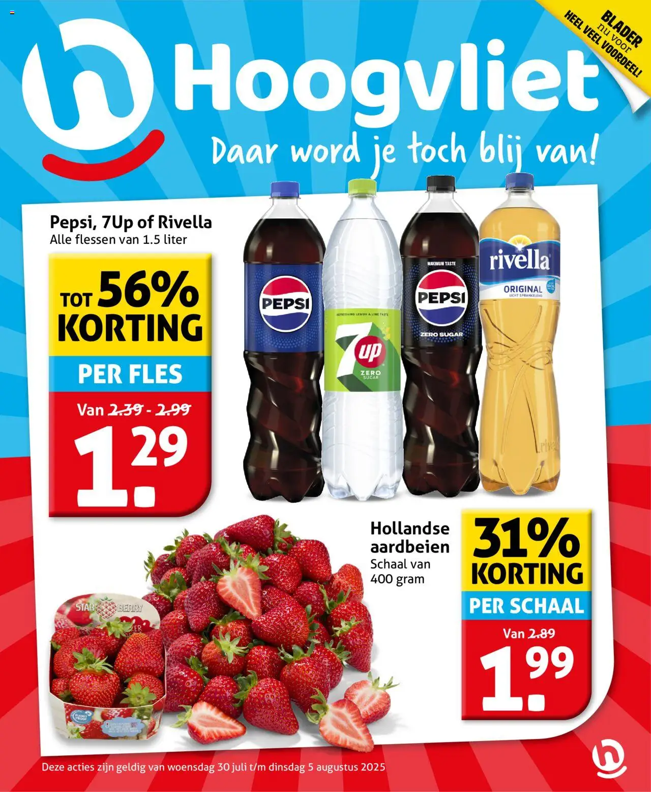 Hoogvliet shop Folder geldig vanaf 30-07-2025 - Paginanummer 1
