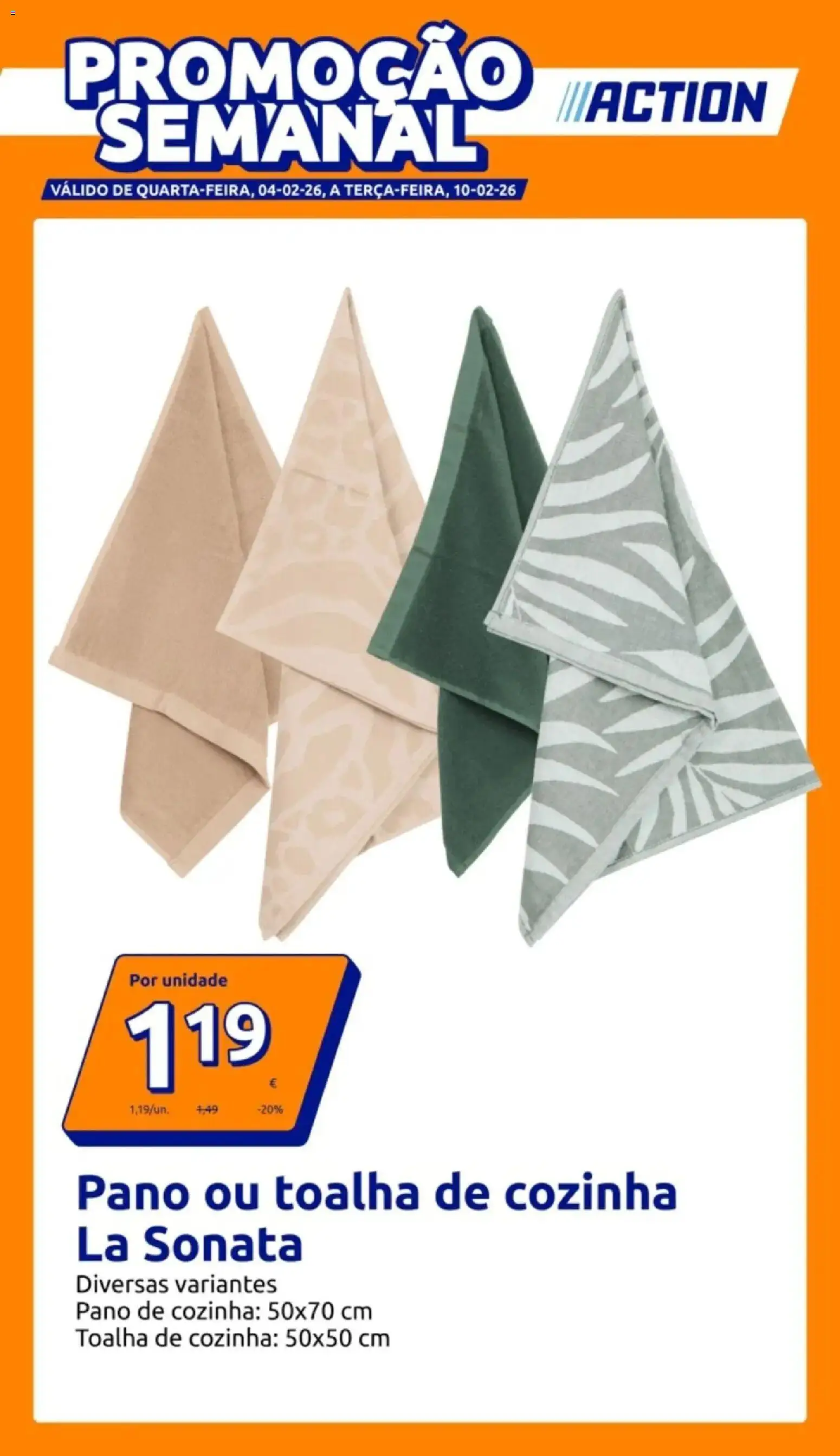 Pré-visualização do folheto da loja Action válida a partir de 01/02/2026