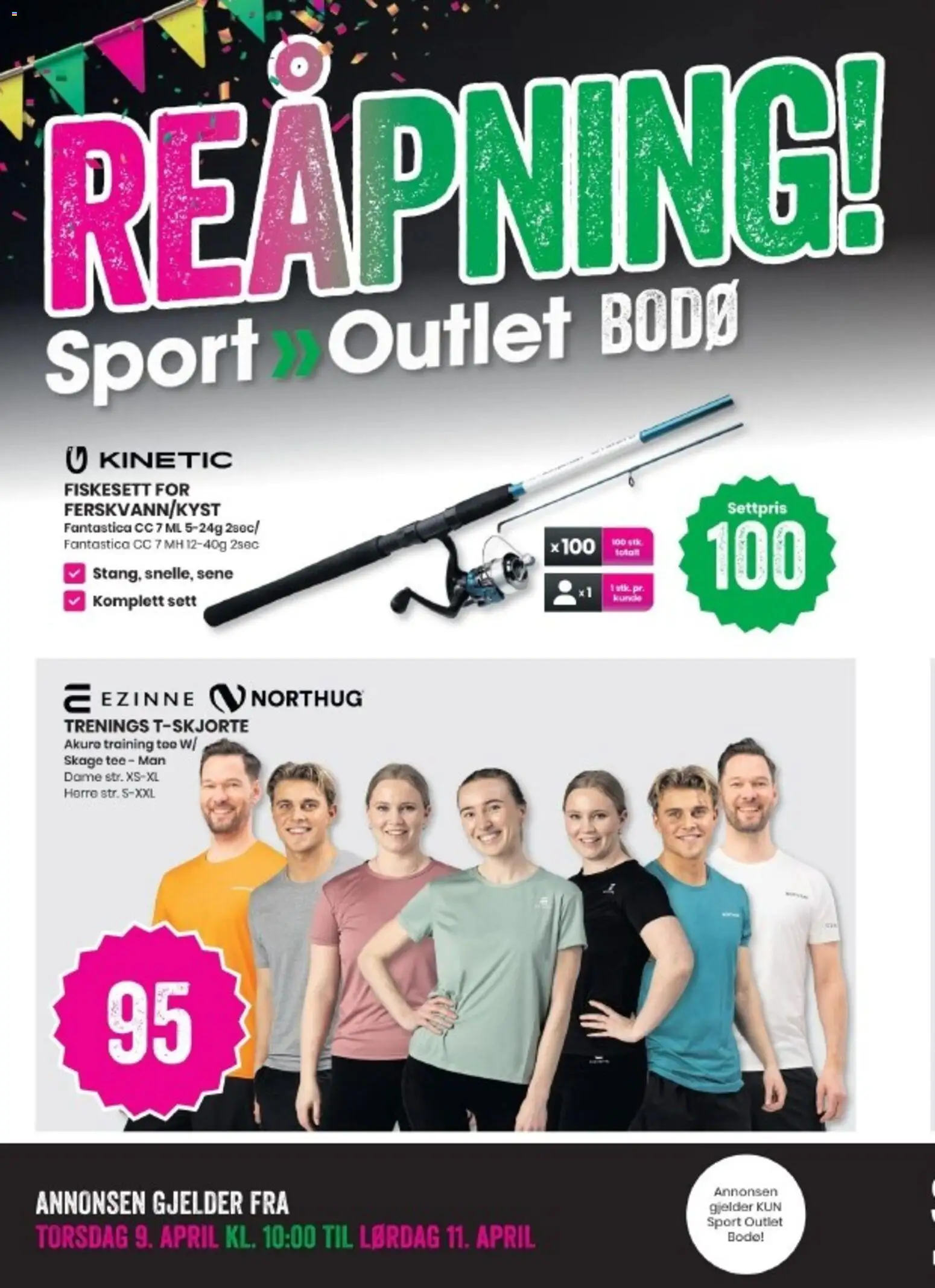 Forhåndsvis Sport Outlet kundeavis fra butikk Sport Outlet gyldig fra 07/04/2026