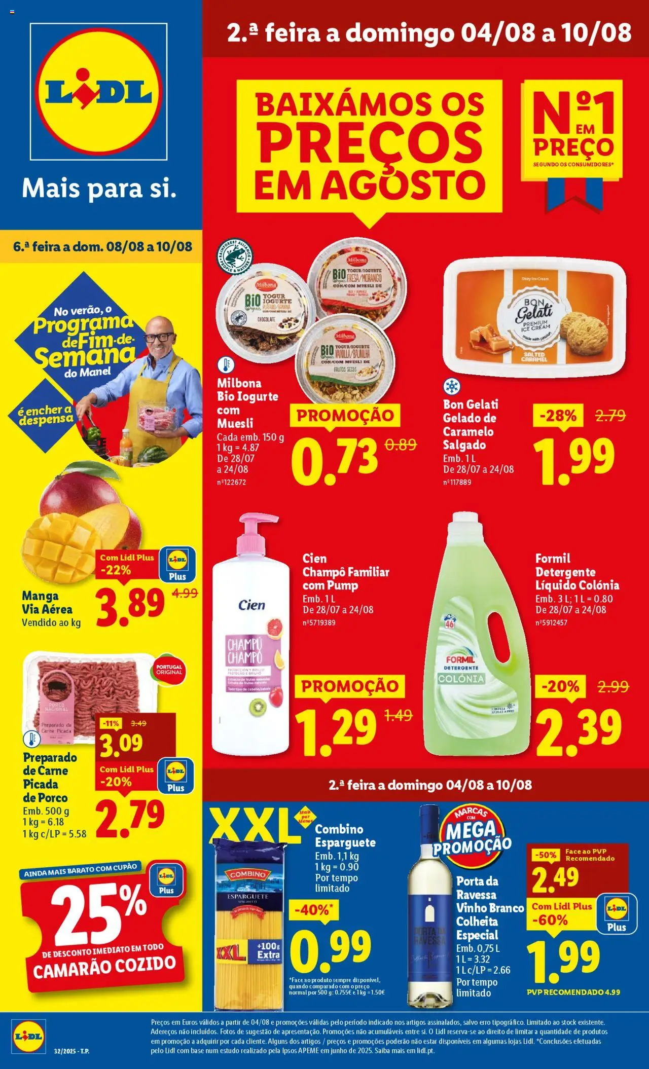 Lidl Folheto de 04/08/2025 - catálogo esta semana - página 1
