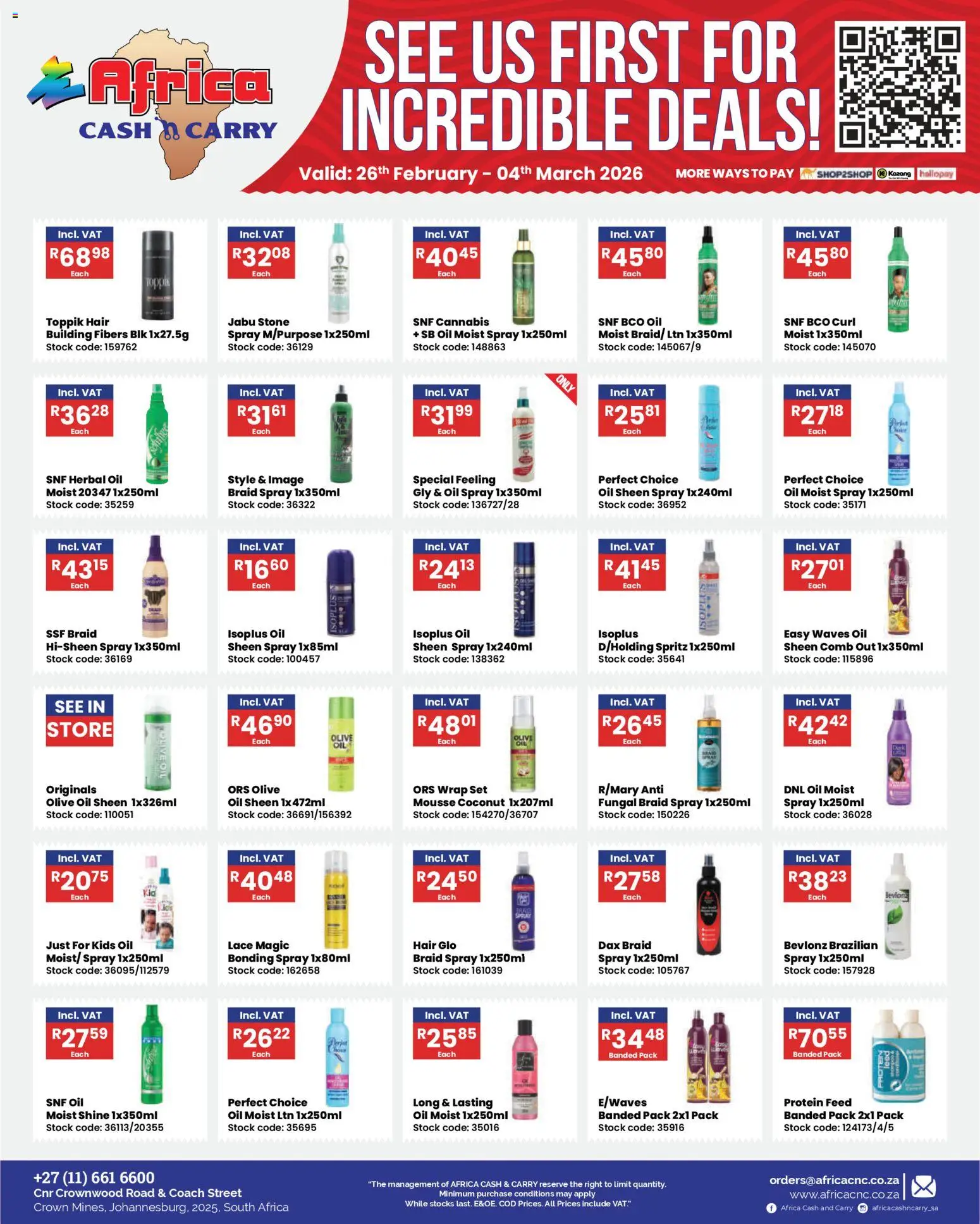 Preview of Africa Cash & Carry flyer valid from 26/02/2026
